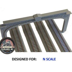 N Scale Brick QUAD Train Tunnel Portal - Scenery Model Railroad Scenery 1:160
